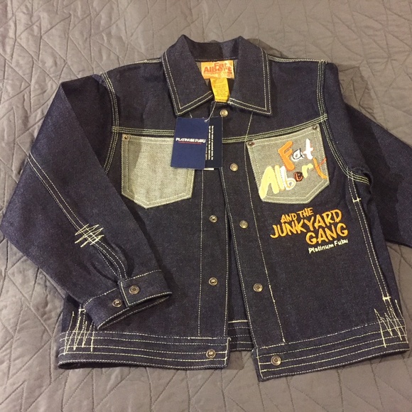 platinum fubu fat albert jean jacket